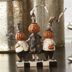 Pumpkin Head Family Decor