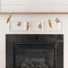 Decorative Burlap Easter Garland