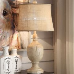 Neutral Farmhouse Table Lamp
