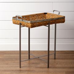 Basket Tray Table Stand