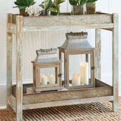 Metal Tray Potting Table