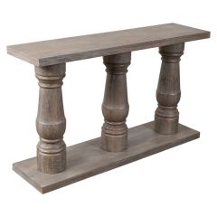 3 Column Contemporary Console Table