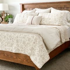 3 Piece Paisley Print Comforter Set