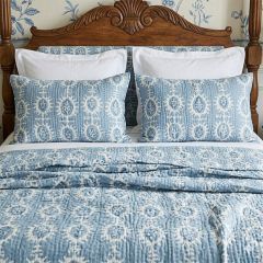 3 Piece Embroidered Kantha Bed Cover Set