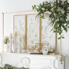 3 Piece Framed Floral Wall Canvas Decor