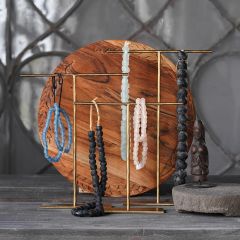 3 Piece T Shaped Jewelry Tree Stand Set