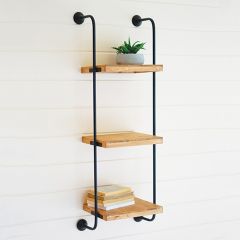 3 Tier Ladder Wall Shelf Rack