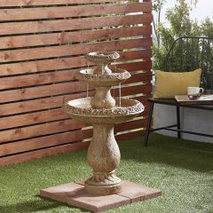 3 Tier Water Fountain Sculpture
