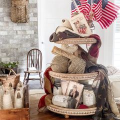 3 Tier Wooden Display Stand