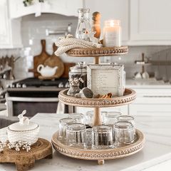 3 Tier Wooden Display Stand