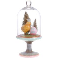 Happy Easter Glass Cloche