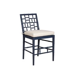 Blue Modern Hugo Counter Stool