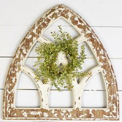 Distressed Chapel Window Wall Art