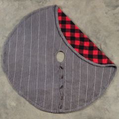 Buffalo Check Reversible Tree Skirt 50 Inch Diameter