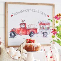Farm Living Framed Wall Art