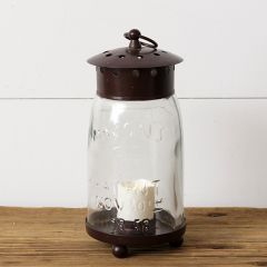 Mason Jar Tea Light Lantern