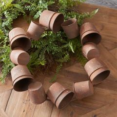 Rustic Flower Pot Wreath