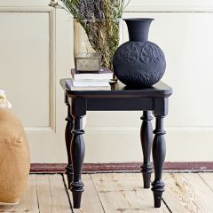 Dark Acacia Wood Accent Table