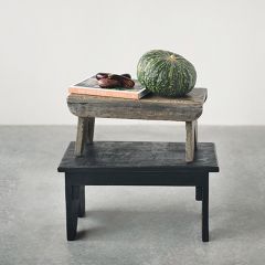 Reclaimed Wood Primitive Bench Risers Set of 2