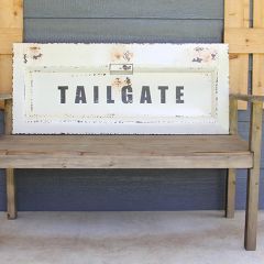 Rustic Tailgate Wall Decor