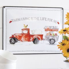Farm Living Metal Wall Art