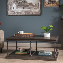 2 Tier Cocktail Table