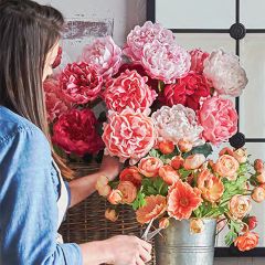 Pretty Peony Stem Set of 3