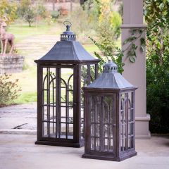 Palladian Window Style Lanterns Set of 2
