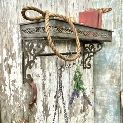 Scroll Edge Hook Rack Shelf