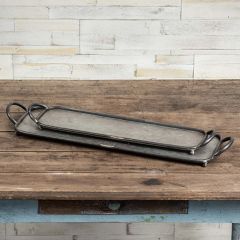 Narrow Handled Trays Set of 2