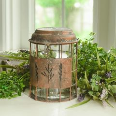 Decorative Tabletop Wheat Jar 7 Inch
