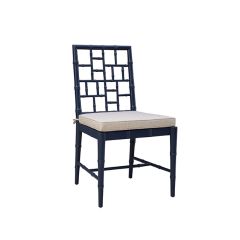 Modern Blue Hugo Side Chair