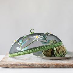 Embroidered Bee Screen Food Cover