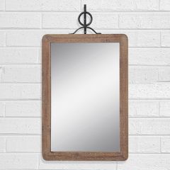 Wood Wall Mirror With Bracket