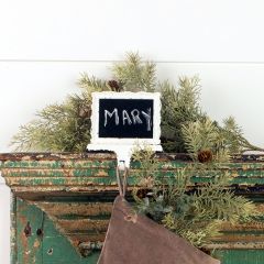 Chalkboard Sign Stocking Hook