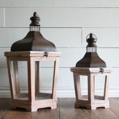 Oversized Decorative Lanterns Set of 2