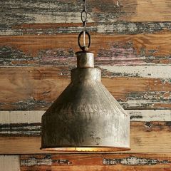 Galvanized Hanging Light