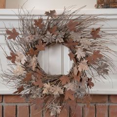 Rustic Maple Leaf Wreath