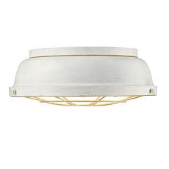 French White Flush Mount