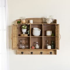 4 Hook Wall Cabinet Organizer