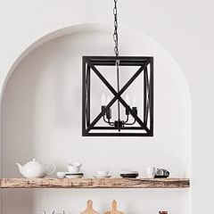 4 Light Modern Farmhouse Pendant