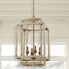 4 Light Open Frame Chandelier