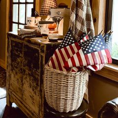 4 Piece Handled Olive Picking Storage Basket Collection