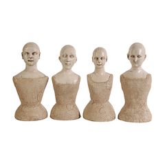 4 Piece Tabletop Mannequin Form Set