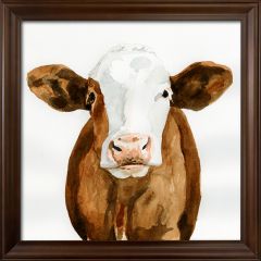 Framed Cow Farmhouse Wall Decor