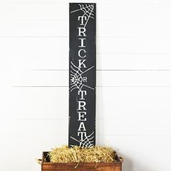 Trick Or Treat Tin Halloween Sign