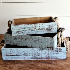 Rustic Graduating Decorative Trays Set of 3