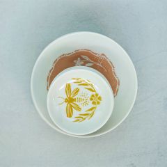 Insect And Animal Stoneware Plate Collection Set of 4