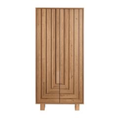 Modern Fluted Storage Cabinet