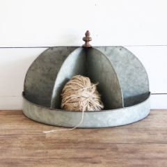 Crafty Galvanized Organizer Caddy